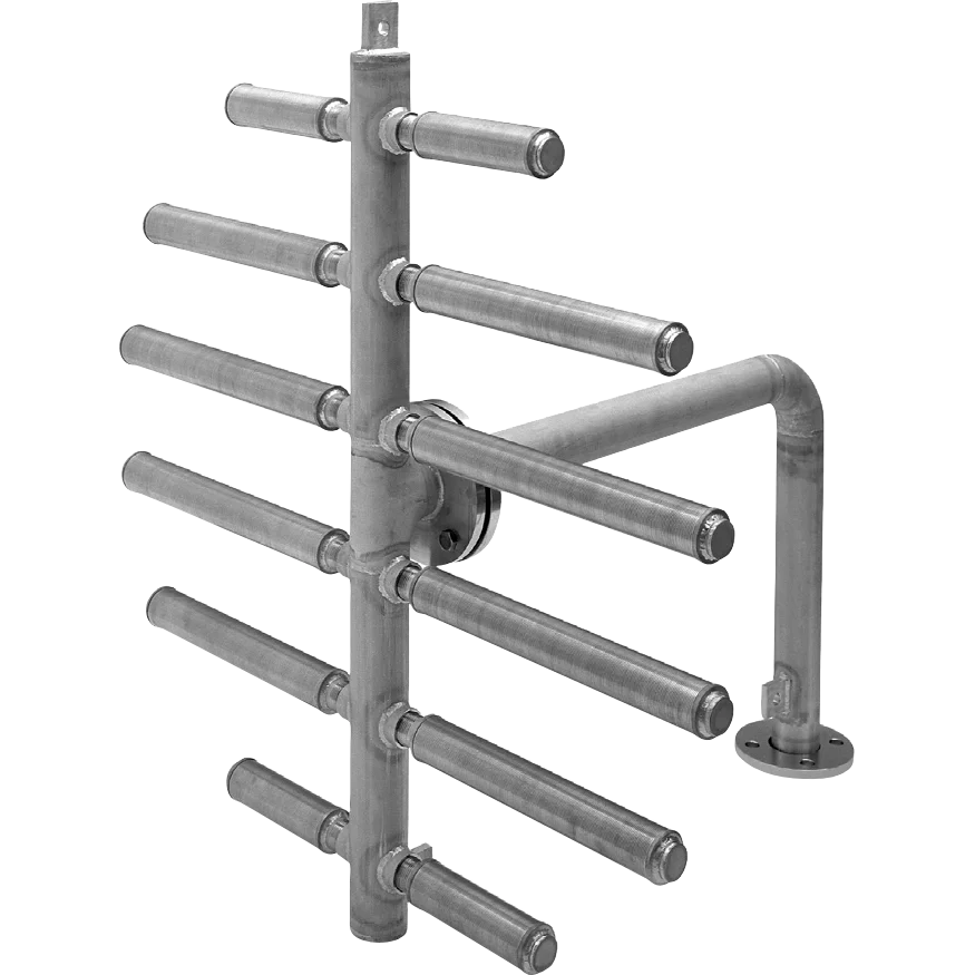 screen lateral system component for filter equipment basket filter filtration system