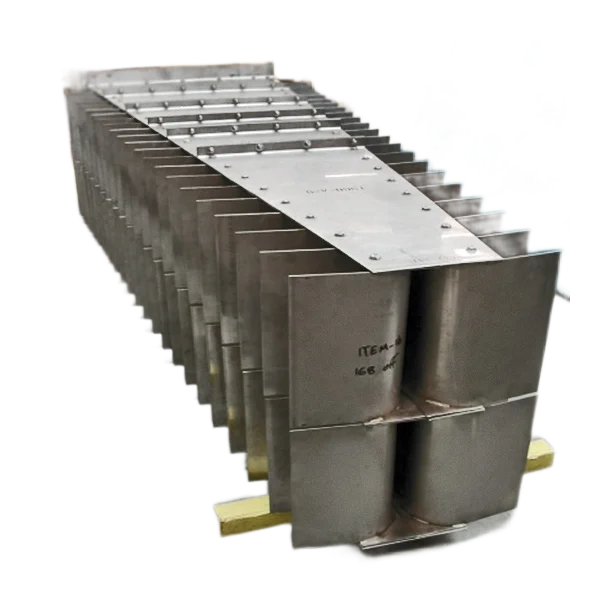 multi vane inlet ( schoepentoeter) component for feed distributor mixed phase separator internals system
