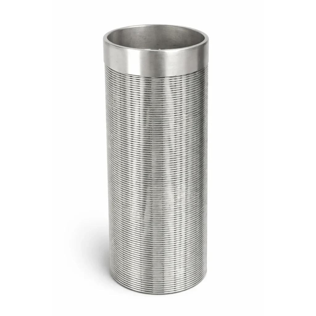water well screen component for water extraction water well well screen system