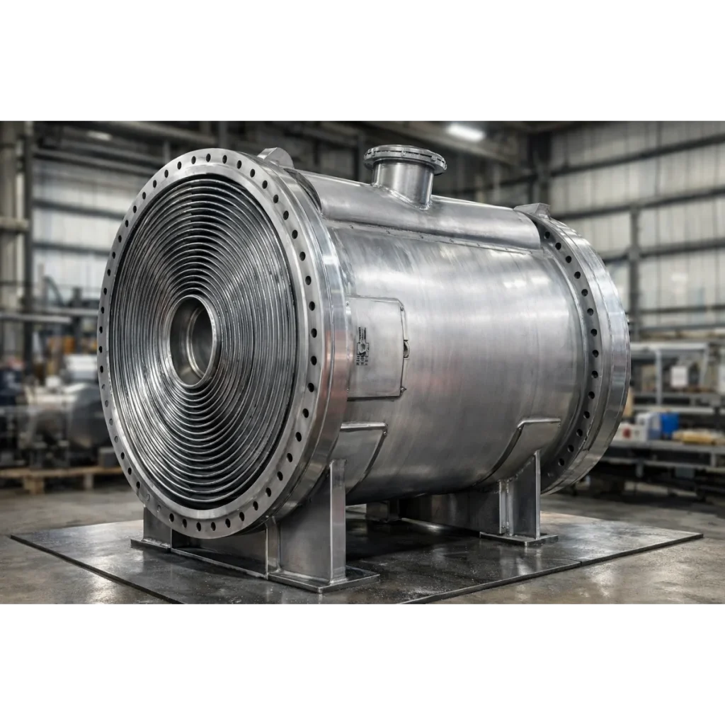 spiral exchanger component for heat transfer items in-indirect heat transfer miscelliniouse system