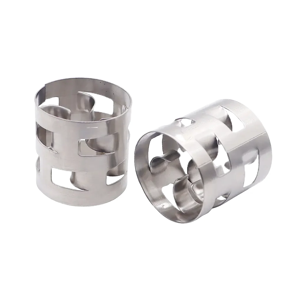 pm (pall ring) component for pack tower random packing tower internals system
