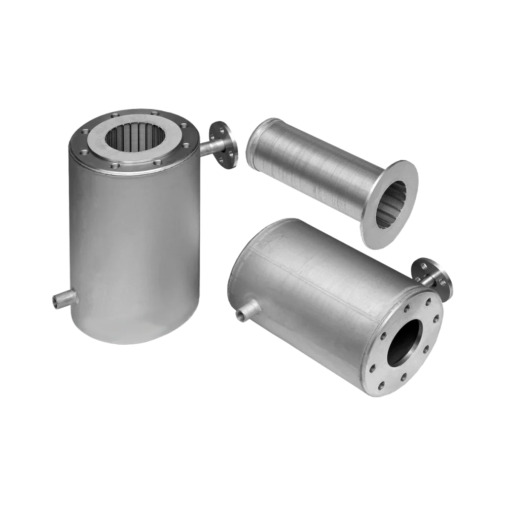 resin trap component for inline trap inline filtration system