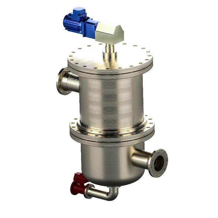 self-cleaning filter component for inline strainer filtration system