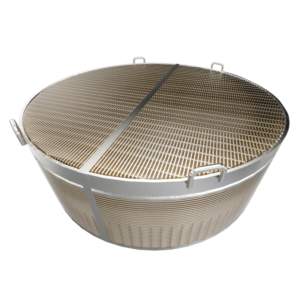 outlet collector component for fixed bed axial flow reactor internal system