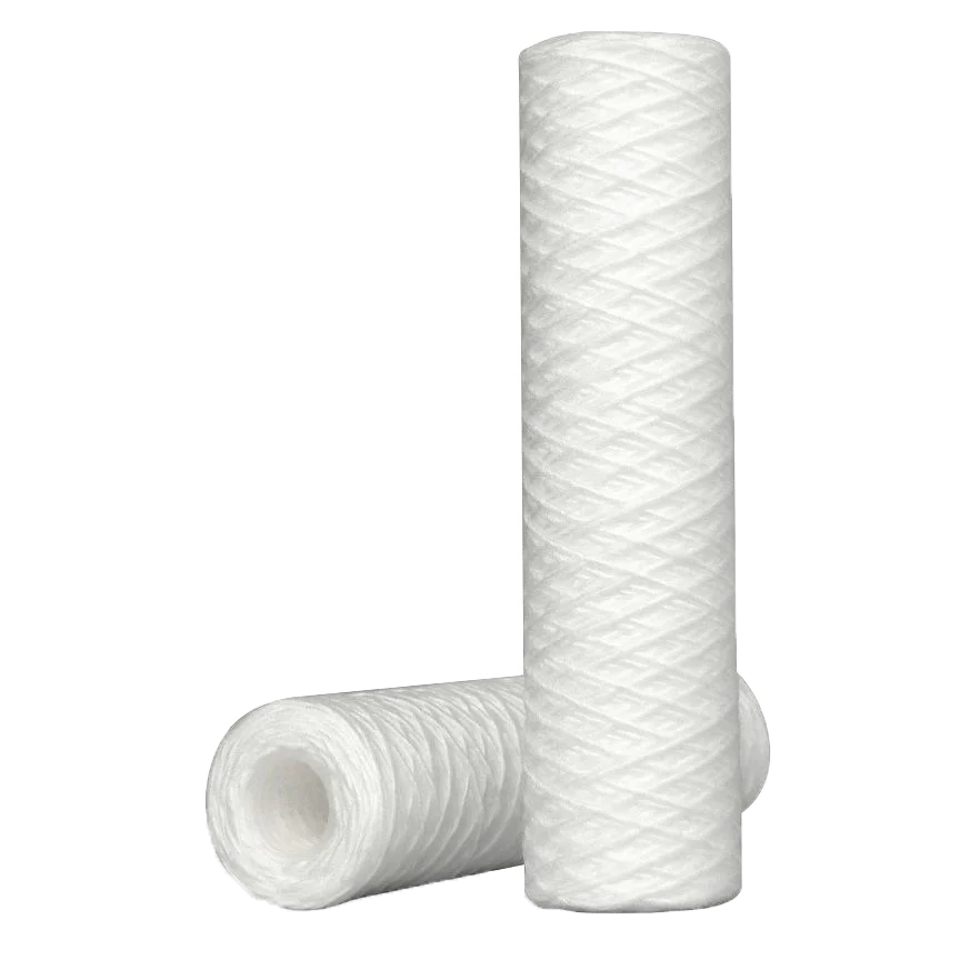 string wound filter cartridge component for filter equipment cartridge filter filtration system