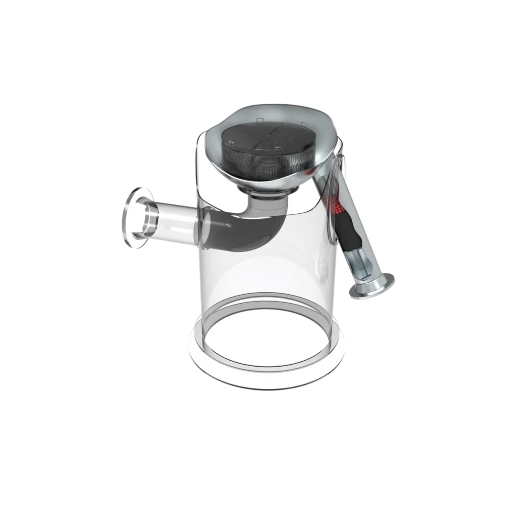 catalyst unloading nozzle component for fixed bed axial flow reactor internal system