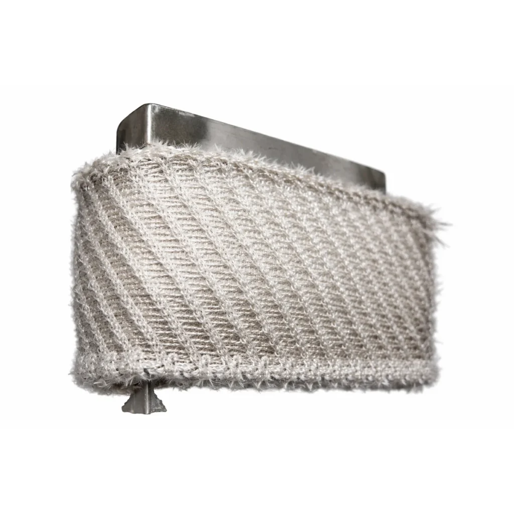 co knitted wire mesh component for coalescer knitted wire mesh separator internals system