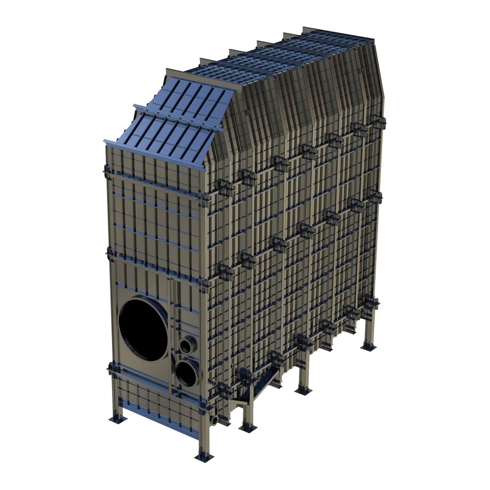 dust scrubber unit component for process package urea plant package system