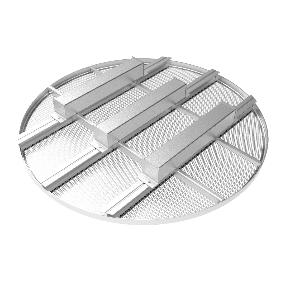 Hold Down Grid - Image 1 hold down grid component for fixed bed axial flow reactor internal system